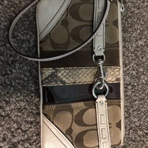 Small Coach Wristlet